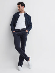 Reiss Jeans | Lennox Paige High Stretch Slim Fit Corduroy Jeans Deep Anchor - Men