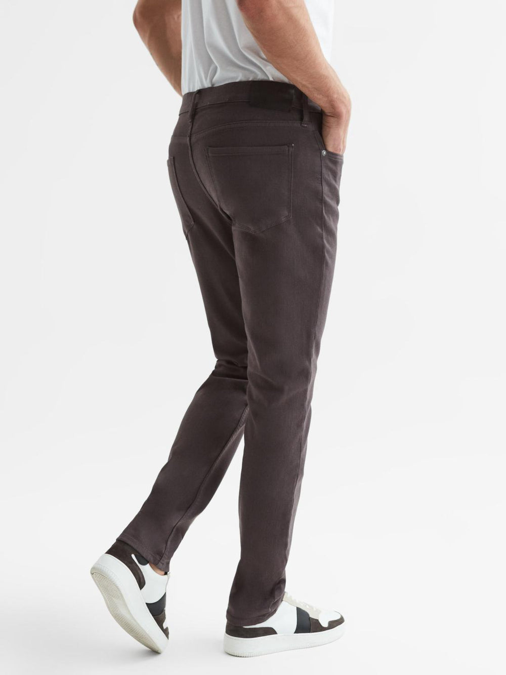 Reiss Jeans | Lennox Paige Slim Fit High Stretch Jeans Twilight Truffle - Men