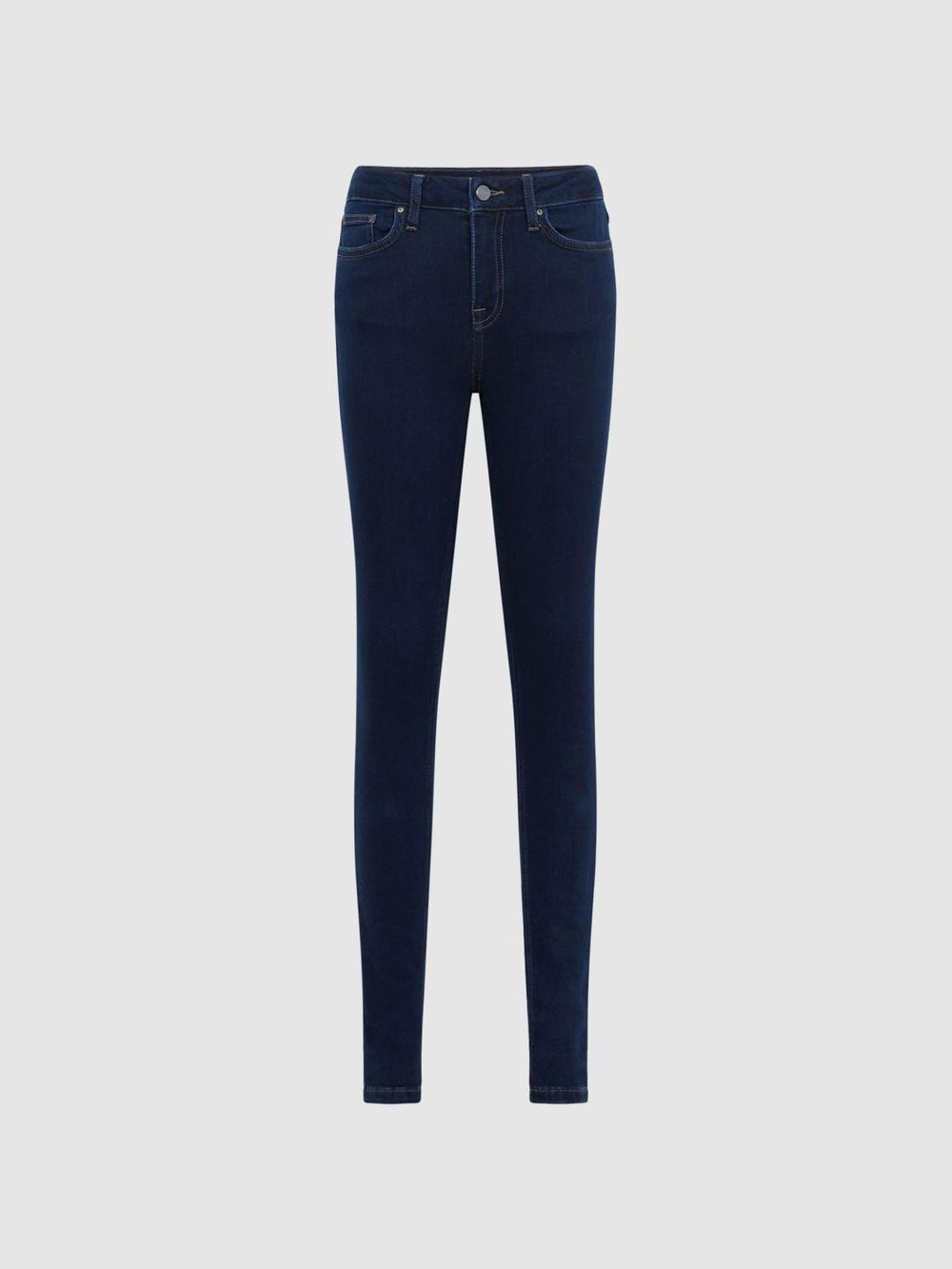 Reiss Jeans | Lux Mid Rise Skinny Jeans Indigo - Women