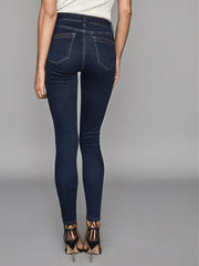 Reiss Jeans | Lux Mid Rise Skinny Jeans Indigo - Women