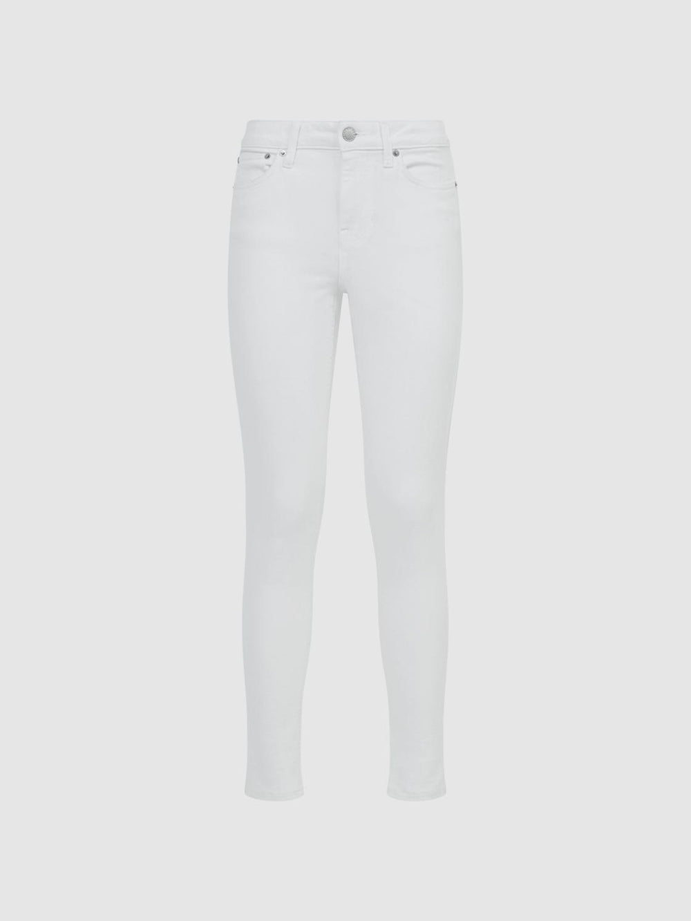 Reiss Jeans | Lux Mid Rise Skinny Jeans White - Women