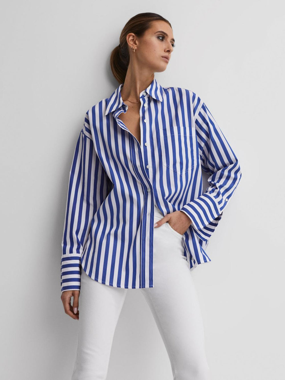 Reiss Jeans | Lux Mid Rise Skinny Jeans White - Women