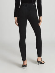 Reiss Jeans | Margot Paige High Rise Stretch Skinny Jeans Black - Women