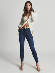 Reiss Jeans | Margot PAIGE Skinny High Rise Jeans Dark Blue - Women