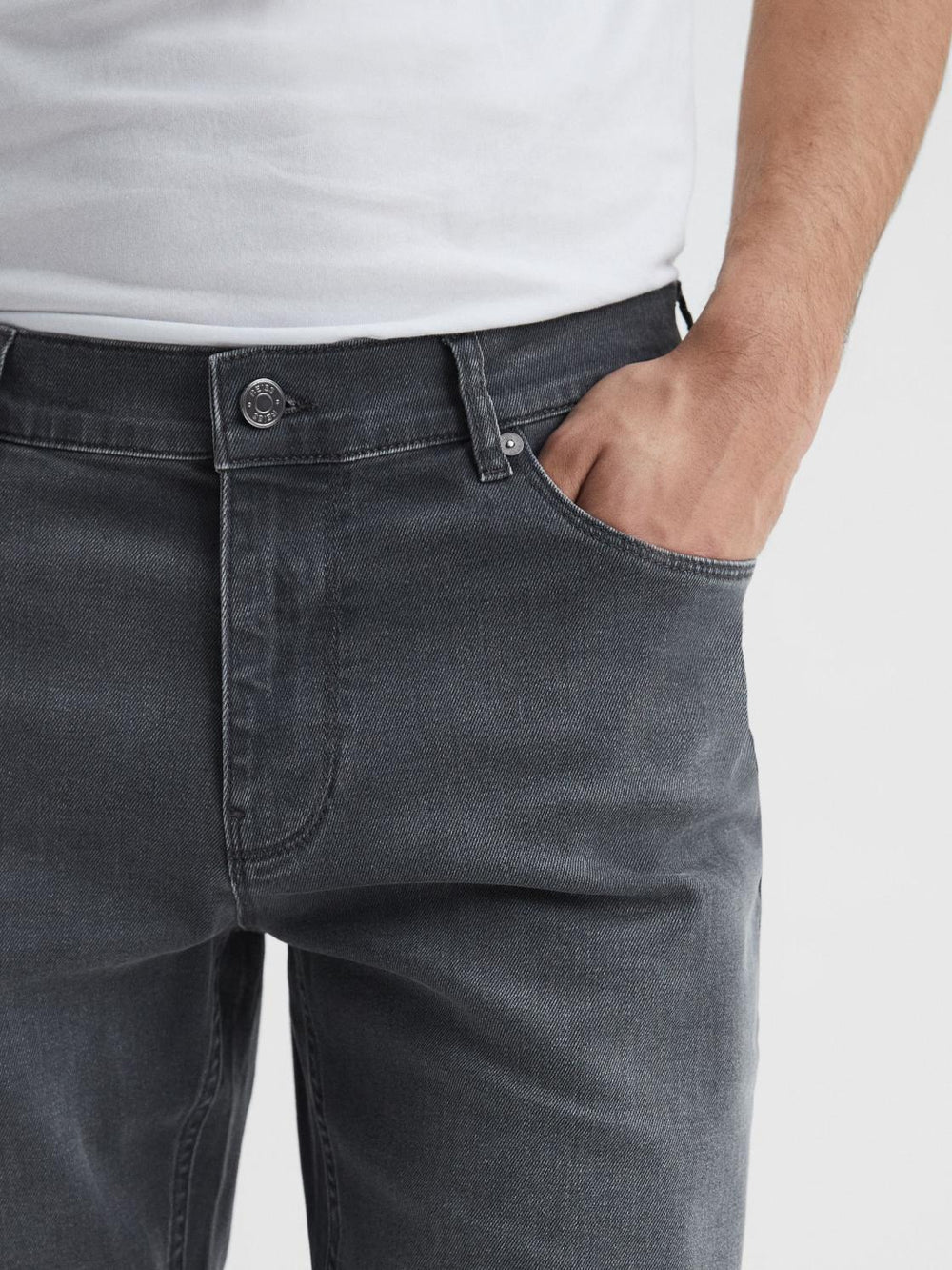 Reiss Jeans | Robin Slim Fit Jeans Grey - Men