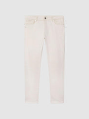 Reiss Jeans | Santorini Tapered Slim Fit Stretch Jeans Ecru - Men