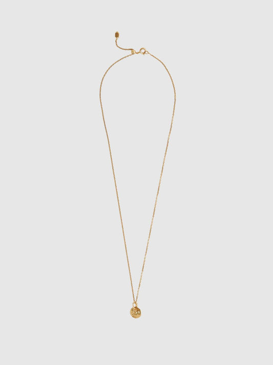 Reiss Jewellery | Aspen Maria Black Necklace Gold - Women