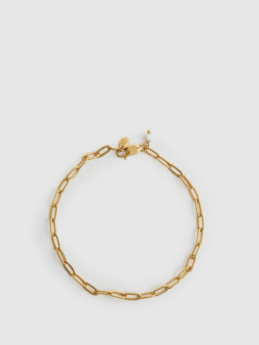 Reiss Jewellery | Gemma Maria Black Bracelet Gold - Women