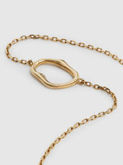 Reiss Jewellery | Midnight Maria Black Bracelet Gold - Women