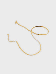 Reiss Jewellery | Mio Maria Black Chain Necklace Gold - Women