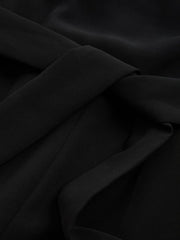 Reiss Jumpsuits | Ema Halston Halter Neck Wide Leg Jumpsuit Black - Women