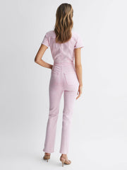 Reiss Jumpsuits | Good American Denim Jumpsuit Soft Pink - Women