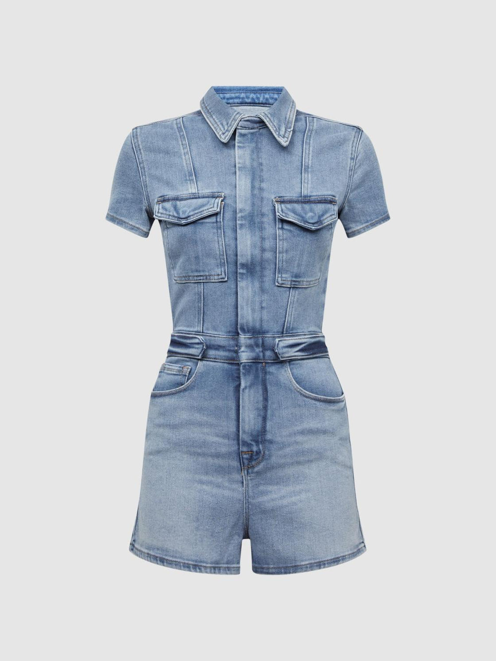Reiss Jumpsuits | Good American Denim Playsuit Blue - Women