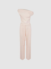 Reiss Jumpsuits | Maple Off-The-Shoulder Jumpsuit Nude - Women