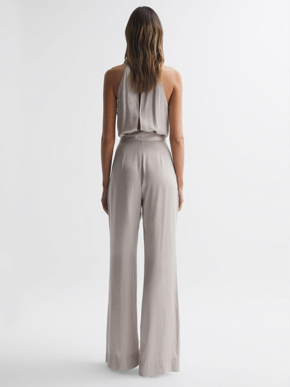 Reiss Jumpsuits | Rose Sleeveless Cowl Neck Jumpsuit Neutral - Women