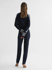 Reiss Jumpsuits | Selma Long Sleeve Jumpsuit Navy - Women