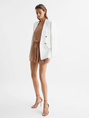 Reiss Jumpsuits | Serena Embellished Sleeveless Playsuit Nude - Women