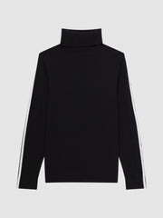 Reiss Knitwear | Aspen Long Sleeve Roll Neck Jumper Black - Men