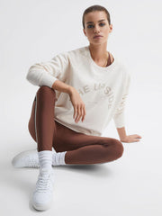 Reiss Knitwear | Baja The Upside Crew Neck Jumper Natural - Women