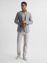 Reiss Knitwear | Blackhall Merino Wool Zip Neck Jumper Black - Men