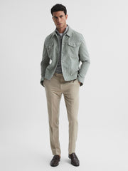 Reiss Knitwear | Blackhall Merino Wool Zip Neck Jumper Black - Men