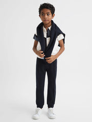 Reiss Knitwear | Chapel Polo Shirt Navy - Children