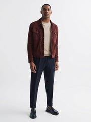 Reiss Knitwear | Charles Slim Fit Cotton Crew Neck Jumper Oatmeal - Men