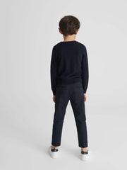 Reiss Knitwear | Wessex Junior Crew Neck Knitted Jumper Navy - Children