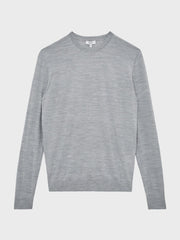 Reiss Knitwear | Wessex Merino Wool Jumper Bordeaux - Men