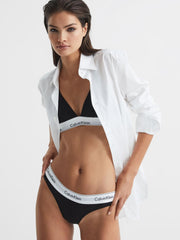 Reiss Lingerie & Nightwear | Calvin Klein Underwear Thong Black - Women