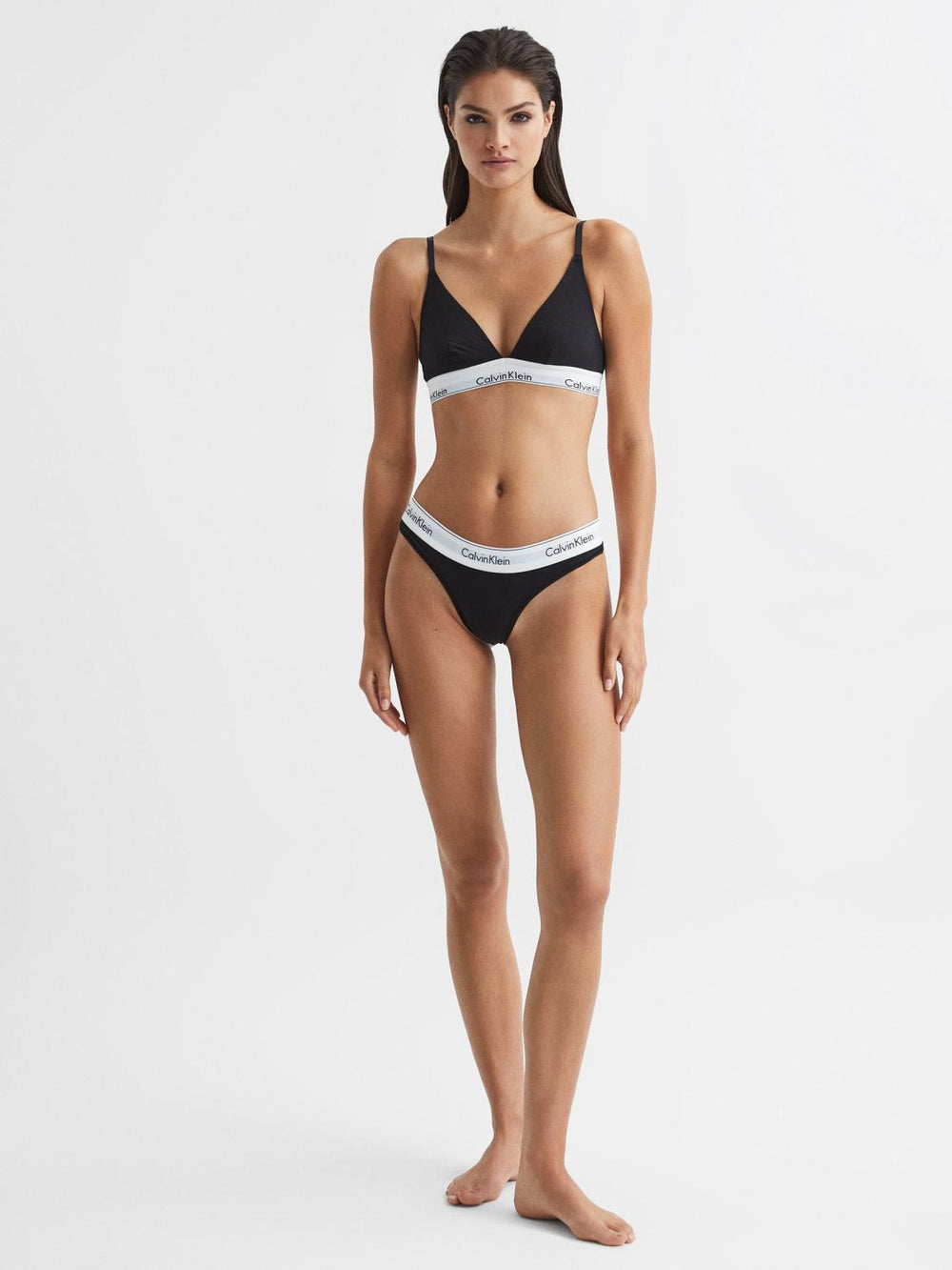 Reiss Lingerie & Nightwear | Calvin Klein Underwear Triangle Bra Black - Women
