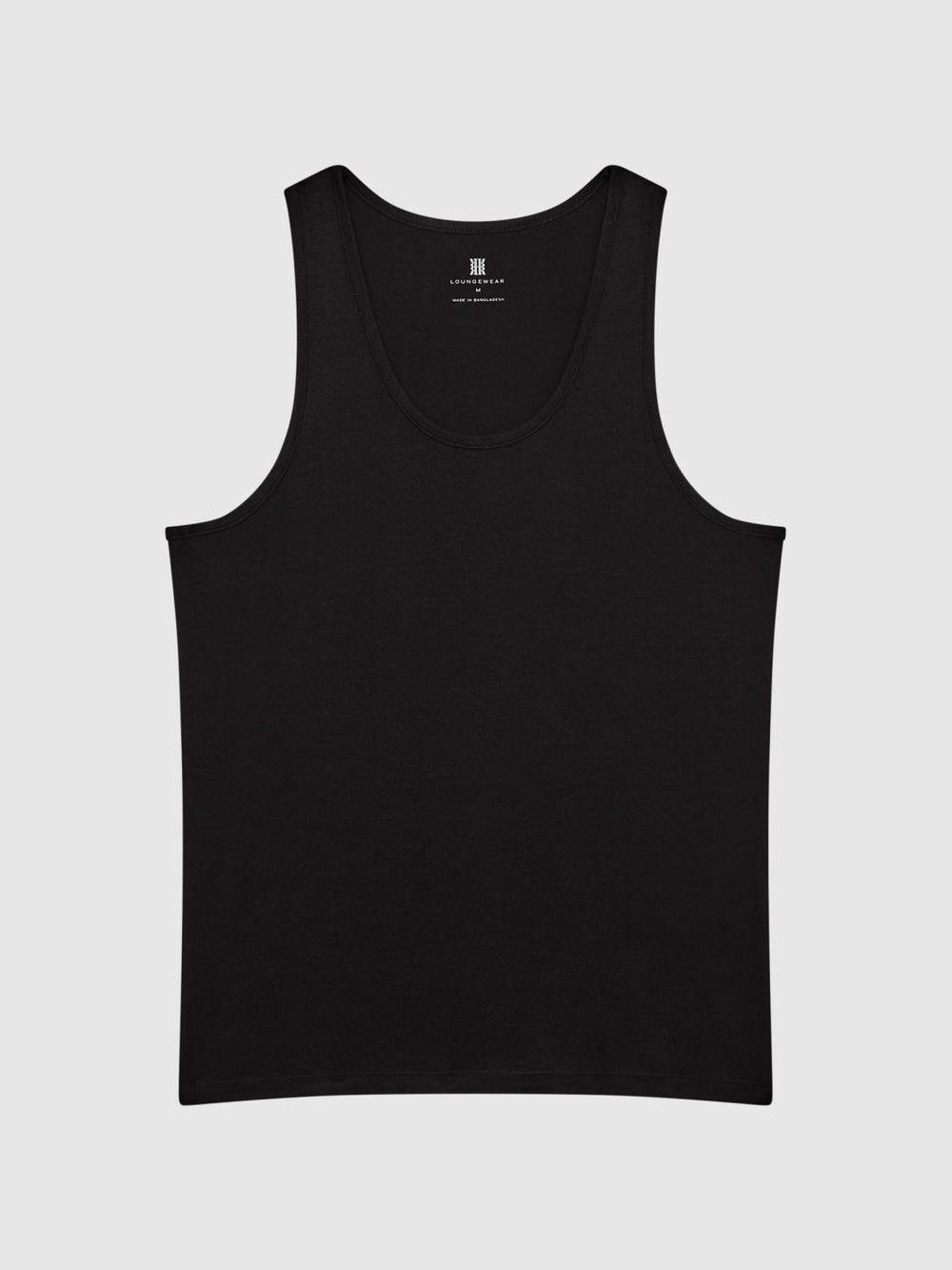 Reiss Loungewear & Nightwear | Vinnie Cotton Stretch Vest Black - Men