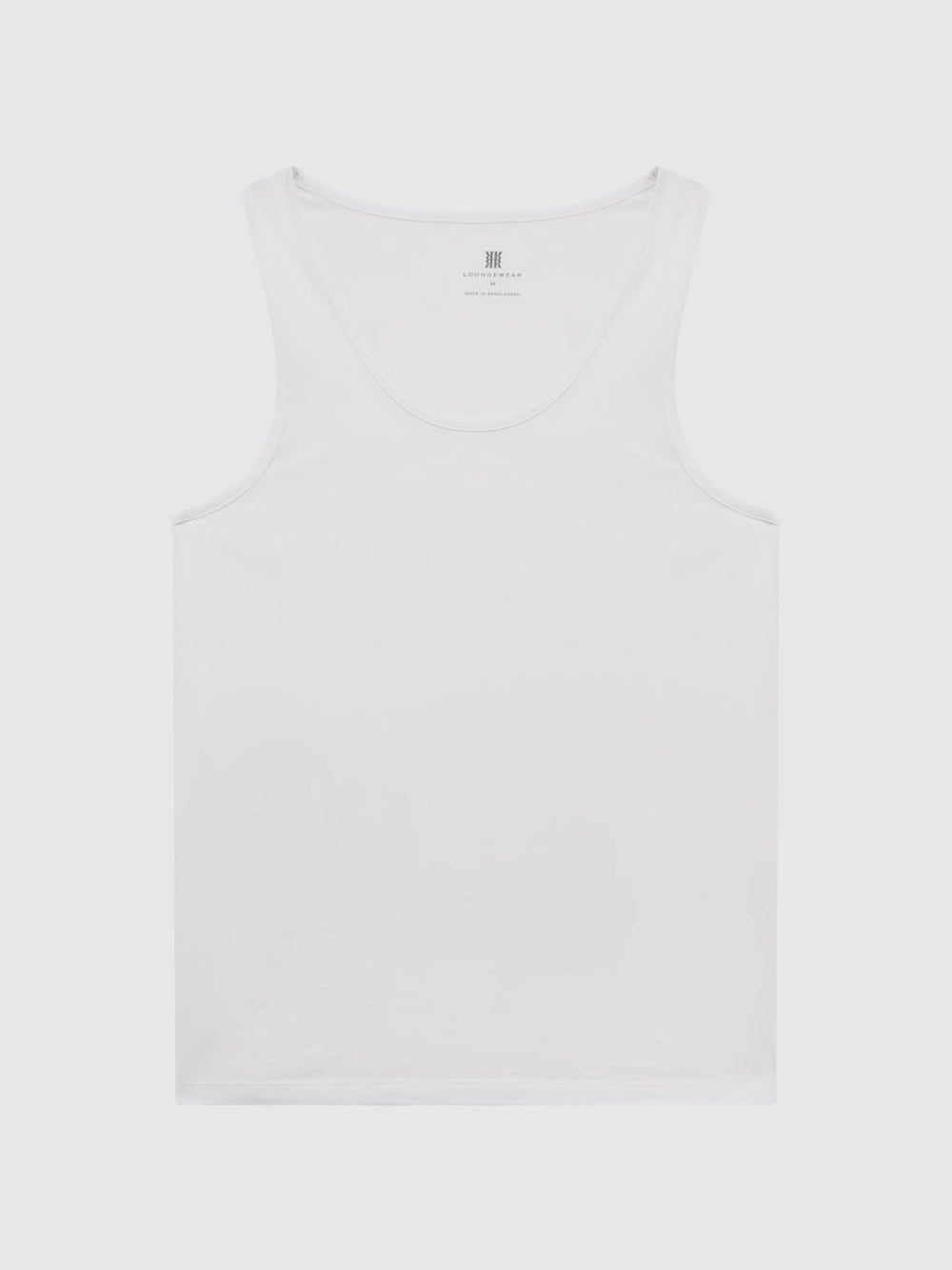 Reiss Loungewear & Nightwear | Vinnie Cotton Stretch Vest White - Men