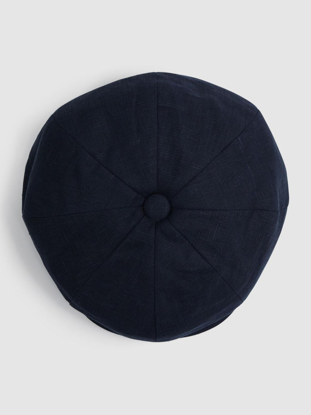 Reiss Scarves, Hats & Gloves | Arbor Linen Baker Boy Cap Navy - Men