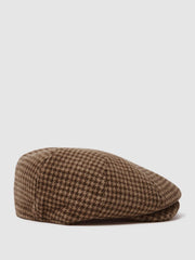 Reiss Scarves, Hats & Gloves | Arbor Wool Baker Boy Cap Brown - Men