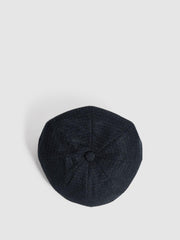 Reiss Scarves, Hats & Gloves | Arbor Wool Baker Boy Cap Brown - Men