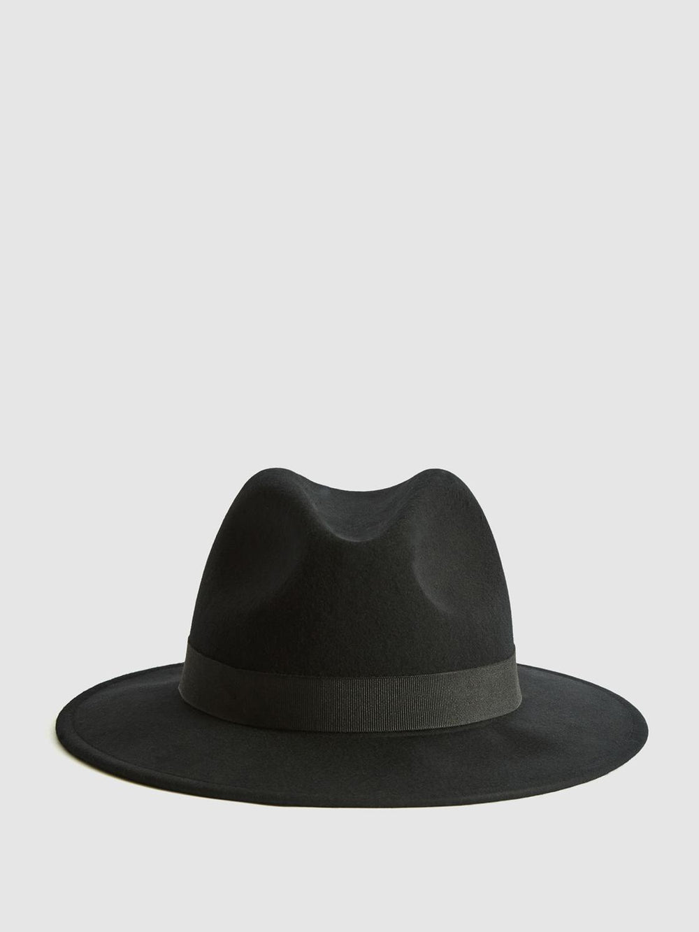 Reiss Scarves, Hats & Gloves | Ashbourne Wool Fedora Hat Black - Women