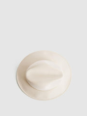 Reiss Scarves, Hats & Gloves | Ashbourne Wool Fedora Hat Ivory - Women