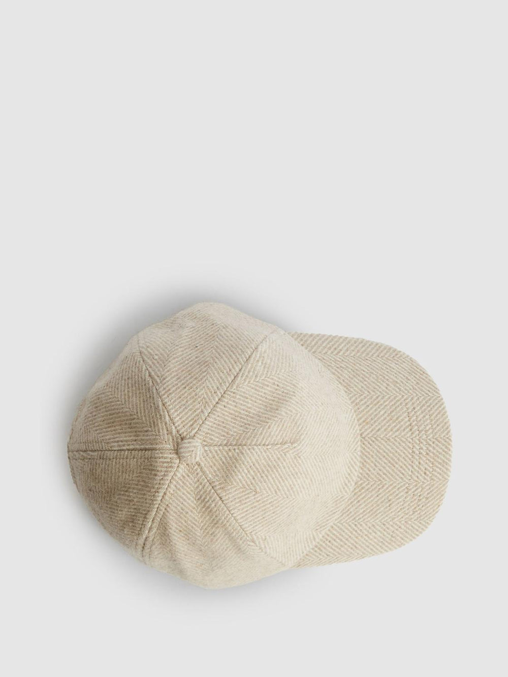Reiss Scarves, Hats & Gloves | Ashby Wool Blend Baseball Cap Oatmeal - Men