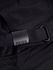 Reiss Scarves, Hats & Gloves | Fento Ripstop Baseball Cap Black - Men