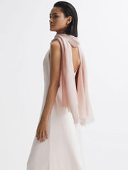 Reiss Scarves, Hats & Gloves | Heidi Cashmere Lightweight Scarf Biscuit - Women