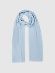 Reiss Scarves, Hats & Gloves | Heidi Cashmere Lightweight Scarf Duck Egg - Women