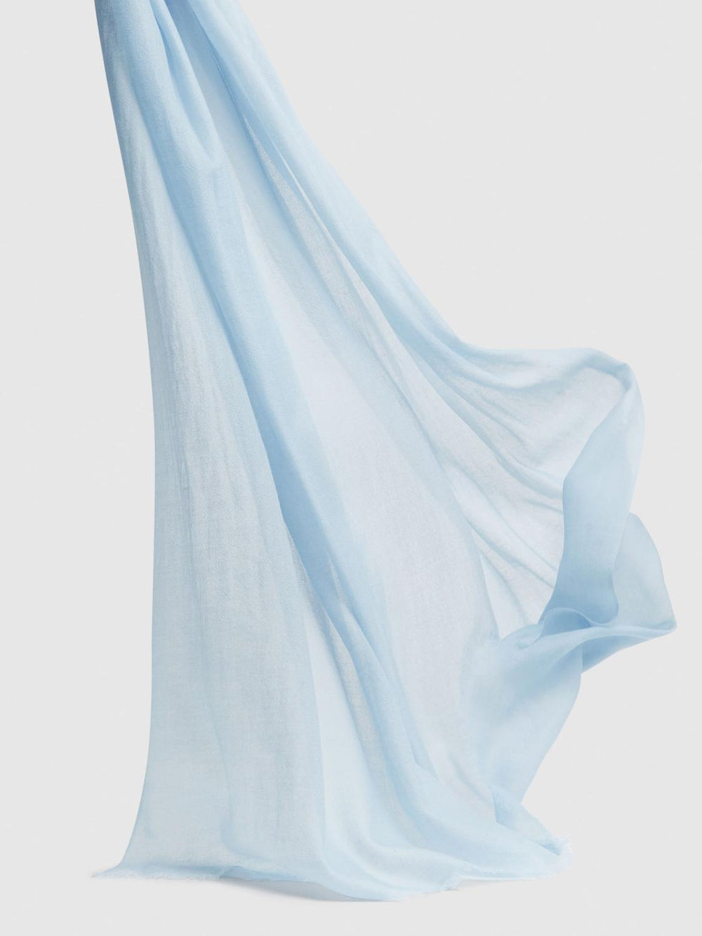 Reiss Scarves, Hats & Gloves | Heidi Cashmere Lightweight Scarf Duck Egg - Women