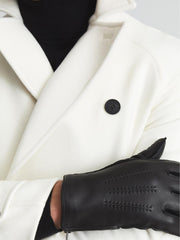 Reiss Scarves, Hats & Gloves | Iowa Leather Gloves Black - Men