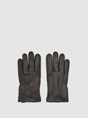 Reiss Scarves, Hats & Gloves | Iowa Leather Gloves Black - Men