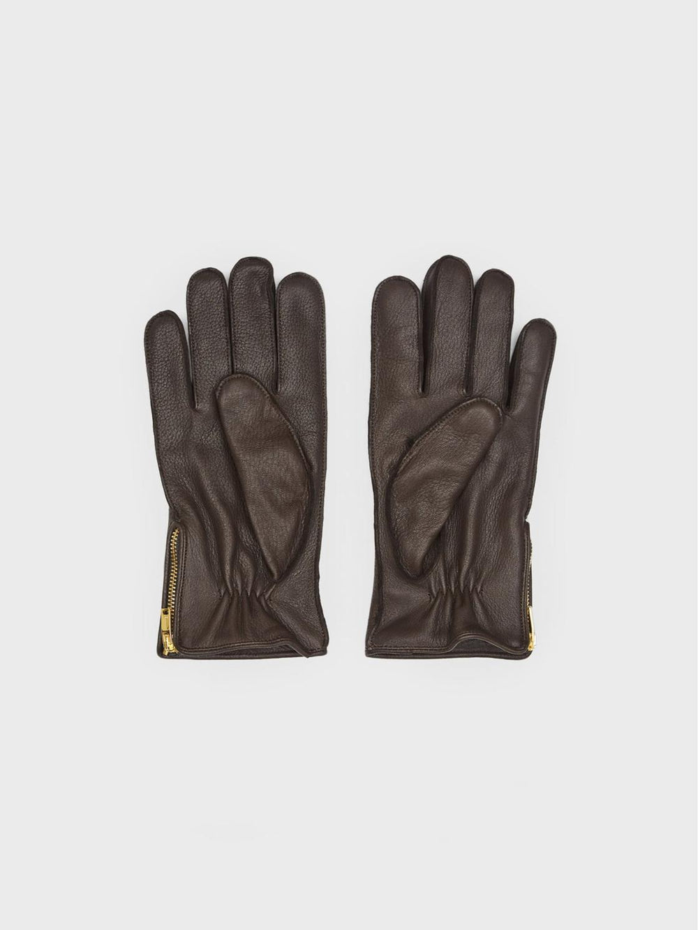 Reiss Scarves, Hats & Gloves | Iowa Leather Gloves Chocolate - Men