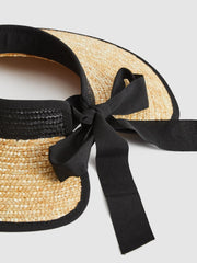 Reiss Scarves, Hats & Gloves | Kylie Oversized Visor Neutral - Women