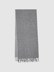 Reiss Scarves, Hats & Gloves | Picton Cashmere Blend Scarf Soft Grey - Women