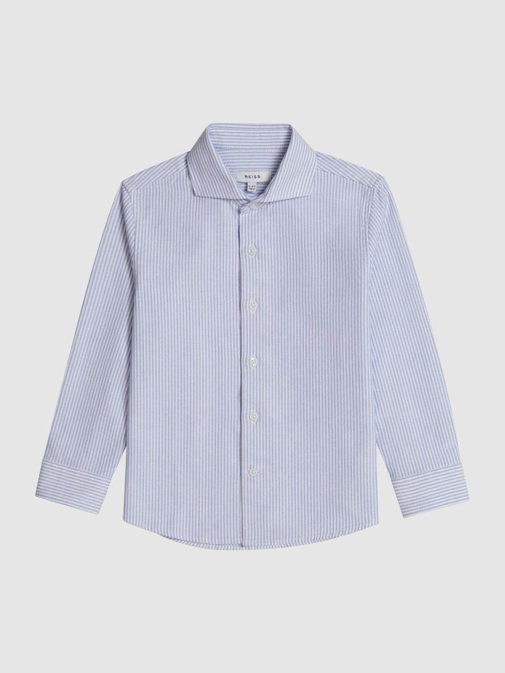 Reiss Shirts | Blackheath Junior Striped Oxford Shirt Blue Stripe - Children