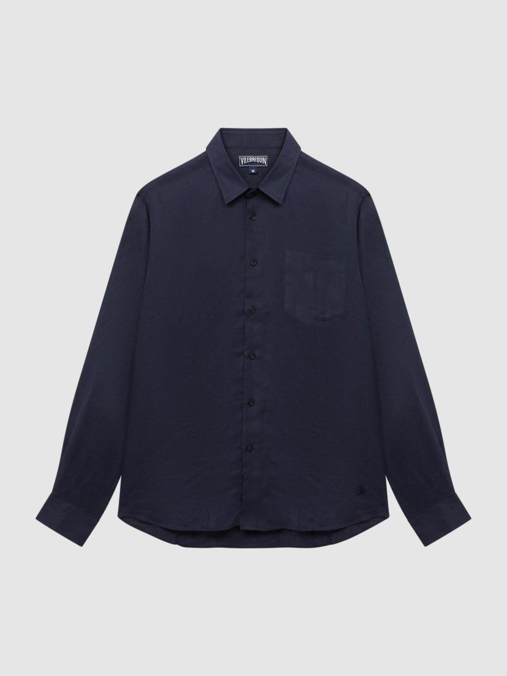 Reiss Shirts | Caroubis Vilebrequin Linen Shirt Navy - Men